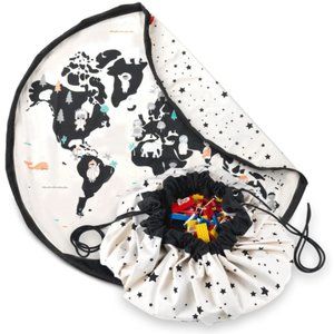 Play & Go Drawstring Mat World Map